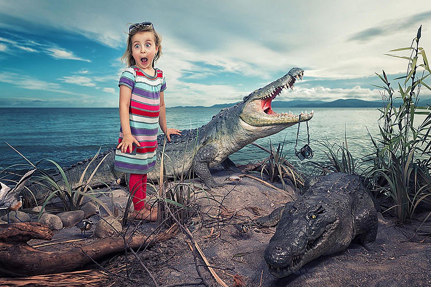 Когда папа - фотохудожник, детский альбом получается потрясным</p> <p>